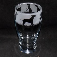 Hand etched "ENGLISH BULL