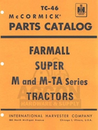 Farmall super md - farmall, m,