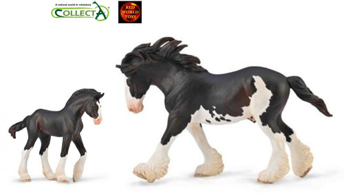Clydesdale black and white - black,