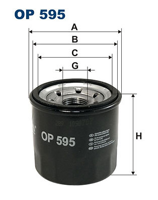 Oil filter filtron - op, 595