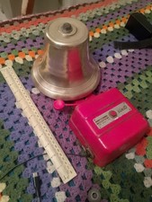 HUGE VINTAGE INDUSTRIAL GENT ELECTRIC DOOR BELL BUTLER ARARM FIRE GARAGE MANCAVE