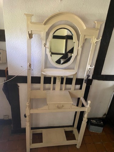 Vintage painted wooden - wooden, hall