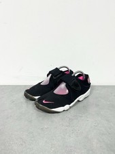 Nike Sandals Womens Size UK 8.5 Air Rift Black Pink Split Toe Barefoot 308673-00
