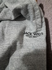 Jack Willis Slim Fit Jog Bottoms Grey Xl Warm Winter