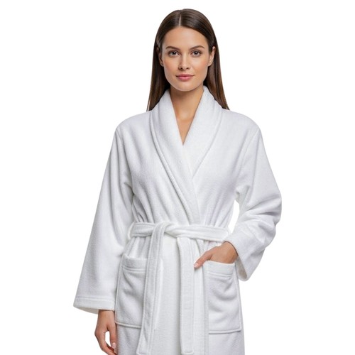 Luxury white organic terry - white,