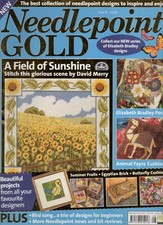 Needlepoint gold tapestry - needlepoint,