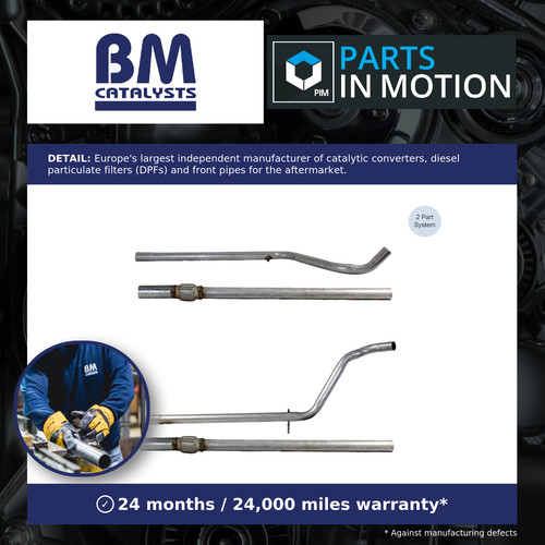 Exhaust pipe fits ford 2 - ka, 1.2