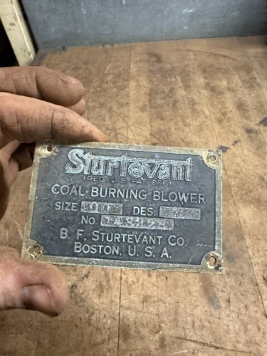 Sturtevant blacksmith - b.f.,