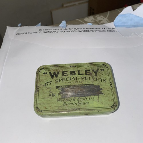 Vintage webley 177 pellet - vintage,