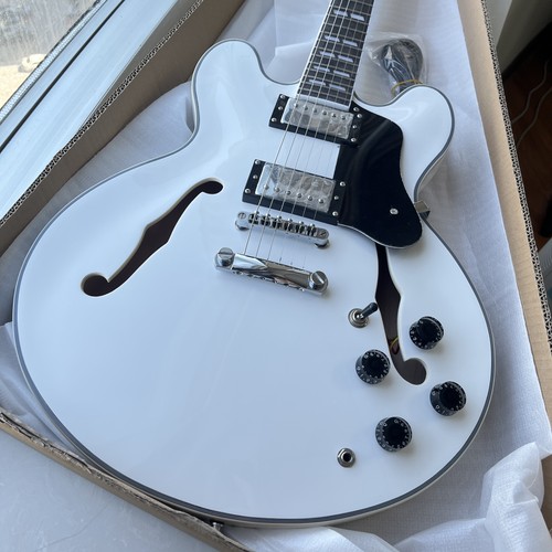 White semi hollow 335 - white, semi-hollow