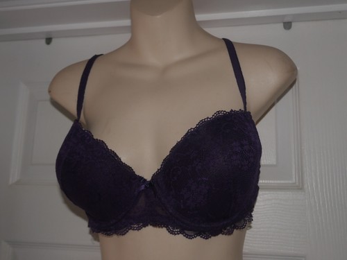 Purple lace bra - bra, secret