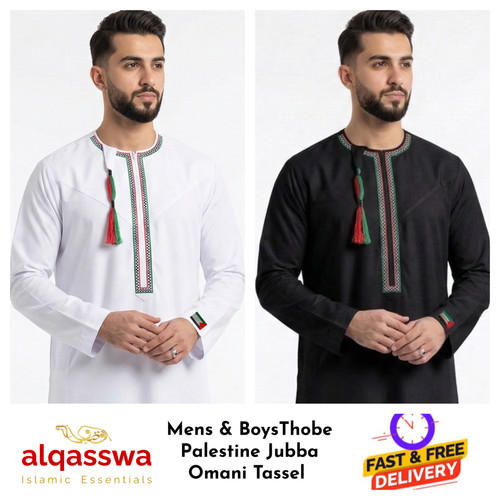 Palestine thobe mens and - thobe,