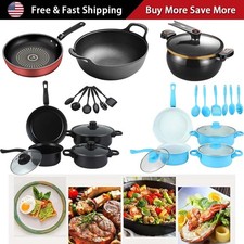 Kitchen pots pans set - pots, &