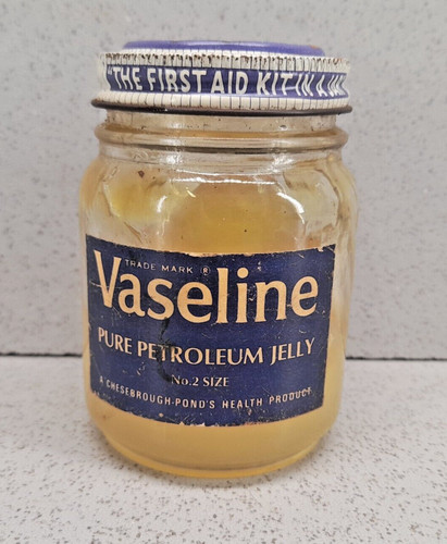 Vintage jar vaseline pure - jar,,