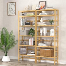 Bamboo Bookshelf 6 Tier