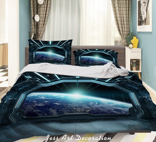 Spaceship futuristic window - 3d,