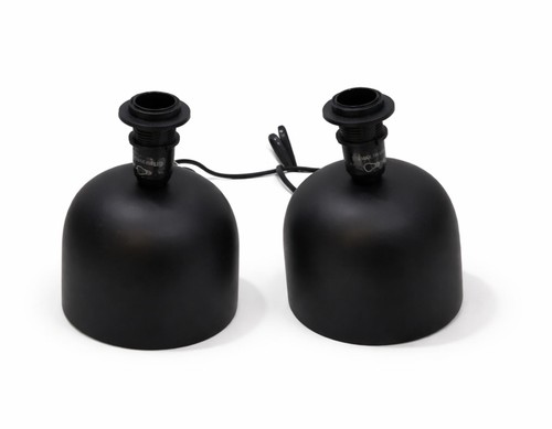 Black touch table - black, pair