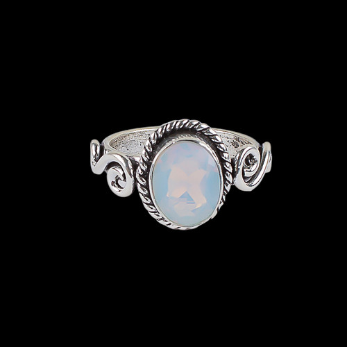 Milky opal gemstone - milky,