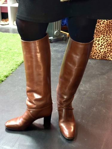 Women brown leather vintage - brown,
