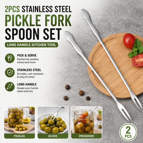 2pcs stainless steel long - steel,