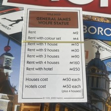 Official Monopoly Deed Cards