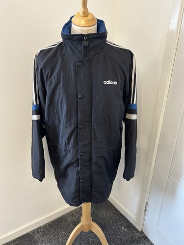 Vintage 90s black blue adidas - vintage,