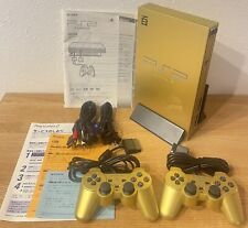 Sony PS2 Hyakushiki Gundam Gold SCPH-55000 Controller 2 Set Used  Japan Tested