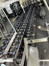 LIFE FITNESS DUMBBELL SET 2-50KG COMMERCIAL GYM EQUIPMENT U.K. HAMMER STRENGTH