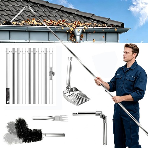 Gutter cleaner telescopic - gutter,