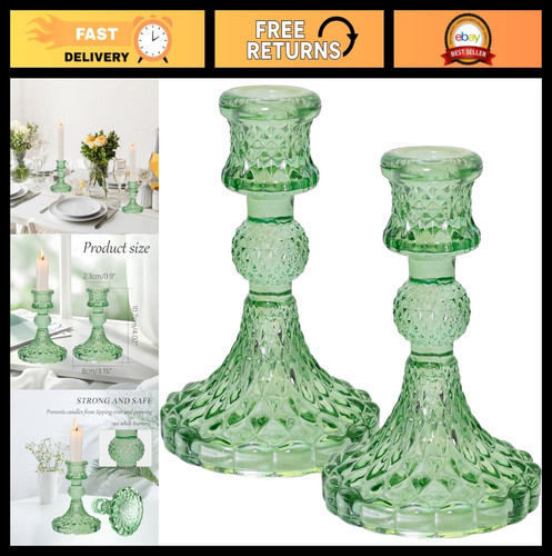 Set glass taper - set, candle