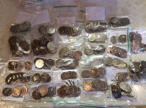 Olympic 50p coins - olympic, 2012