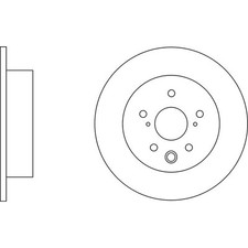 Apec Blue Brake Disc Rear