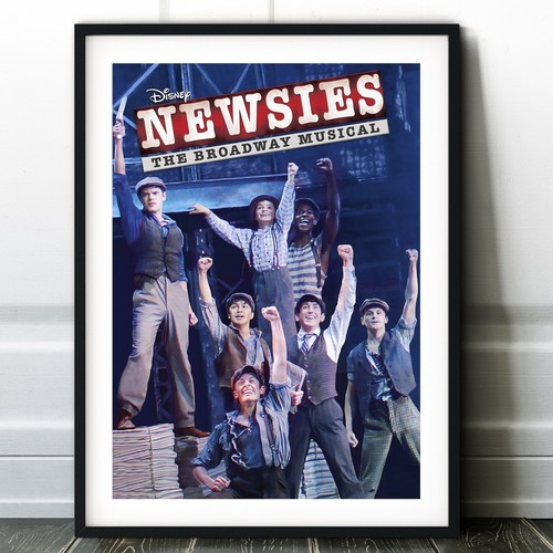 Newsies musical poster print - musical,