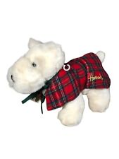 Harrods Scottish Terrier Realistic Schnauzer Dog Vintage Soft Plush Toy W Tag