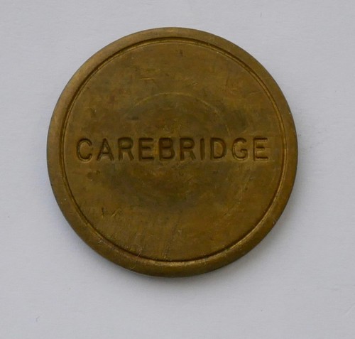 Brass token for - for, or