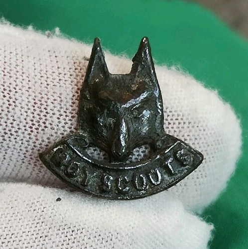 Vintage boy scout wolf cub - boy,