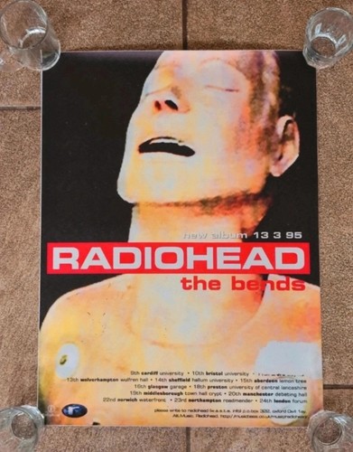 Radiohead the bends poster - radiohead,
