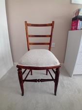 Antique Ladder-Back Chair with