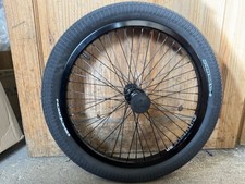 Gusset Black Dog BMX 20 Front Wheel and Demolition Hammerhead 20x2.25 Tyre Set