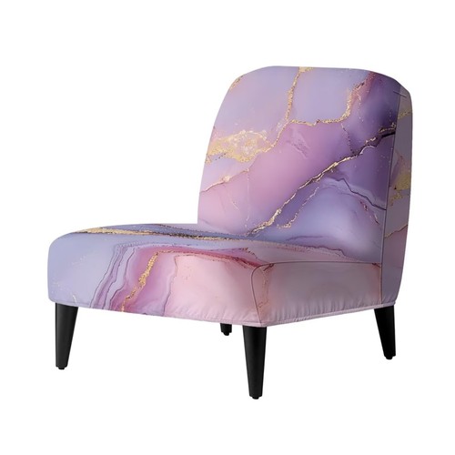 Purple marble print accent - purple,