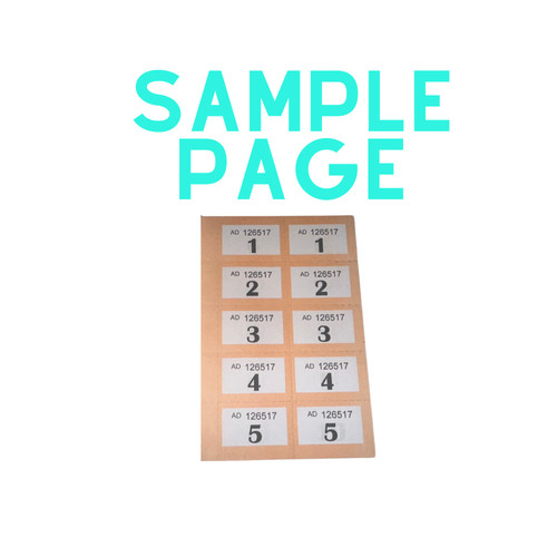 Raffle tickets 800 - raffle, –
