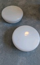 IKEA Bulkhead Ceiling Lights x 2 Frosted Glass Vintage Retro