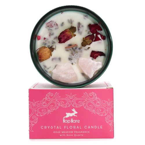 Hop hare crystal magic flower - hare,
