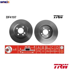 2x BRAKE DISC DF4197 FOR MINI
