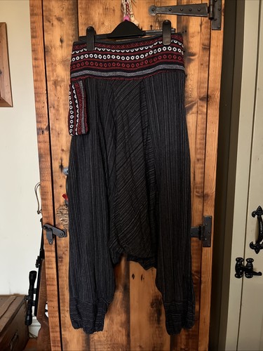 Drop crotch harem pants - drop, hippy