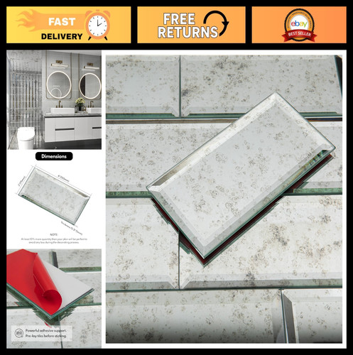 Peel and stick beveled - and,