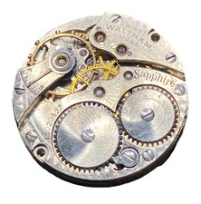 Waltham Sapphire Pocket Watch