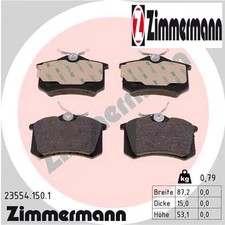 REAR BRAKE PADS SET LEFT &