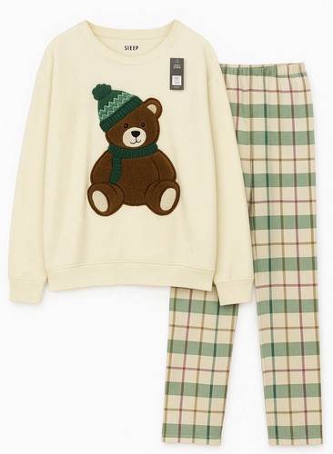Bnwt teddy bear lounge set - teddy,