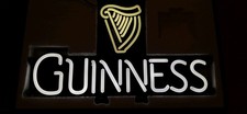 Guinness Light Up Neon-Styled
